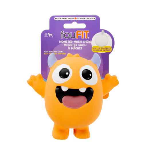 Picture of TOY DOG MONSTER MASH CHEWS Orange - 4.5in