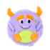 Picture of TOY DOG MONSTER MASH SQUEAKIES Purple - 6.5in