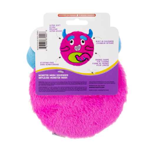 Picture of TOY DOG MONSTER MASH SQUEAKIES Pink - 6.5in