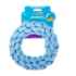 Picture of TOY DOG VELVET KNOTTED ROPE Ring Blue - 7.5in