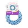 Picture of TOY DOG VELVET KNOTTED ROPE Ring Blue - 7.5in