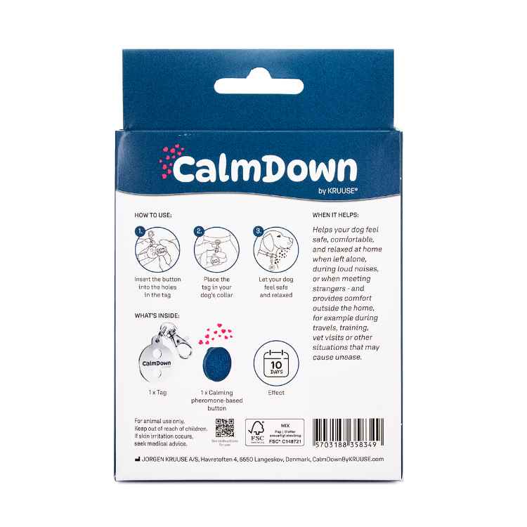 Picture of CALMDOWN DOG TAG KIT with 1 BUTTON (841002)