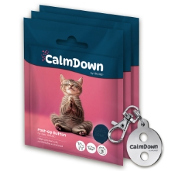 Picture of CALMDOWN CAT TAG KIT with 3 BUTTONS (841005)