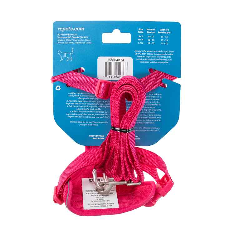Picture of LEAD AND HARNESS COMBO FELINE RC ADVENTURE KITTY Medium - Azalea