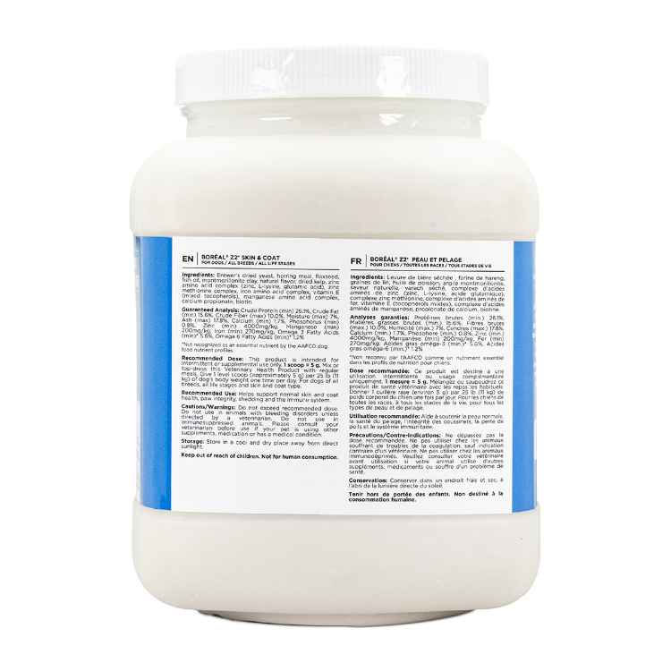 Picture of BOREAL CANINE Z2 + SKIN & COAT SUPPLEMENT - 2.27kg