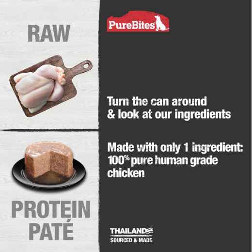 Picture of PUREBITES CANINE PROTEIN PATE Chicken - 12 x 2.5oz/71g
