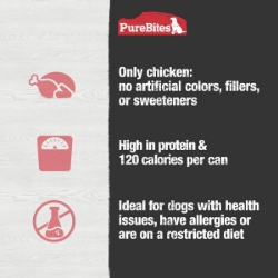 Picture of PUREBITES CANINE PROTEIN PATE Chicken - 12 x 2.5oz/71g