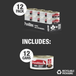 Picture of PUREBITES CANINE PROTEIN PATE Chicken - 12 x 2.5oz/71g