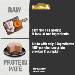 Picture of PUREBITES CANINE PATE Chicken & Pumpkin - 12 x 2.5oz/71g