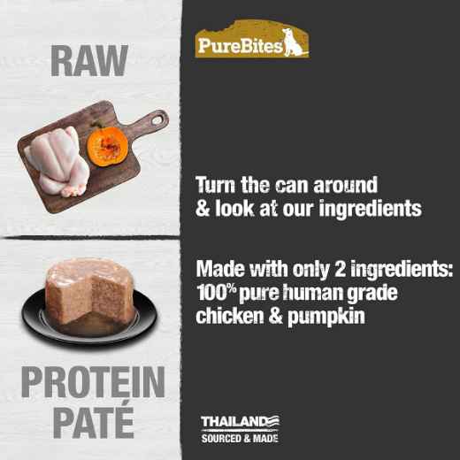 Picture of PUREBITES CANINE PATE Chicken & Pumpkin - 12 x 2.5oz/71g