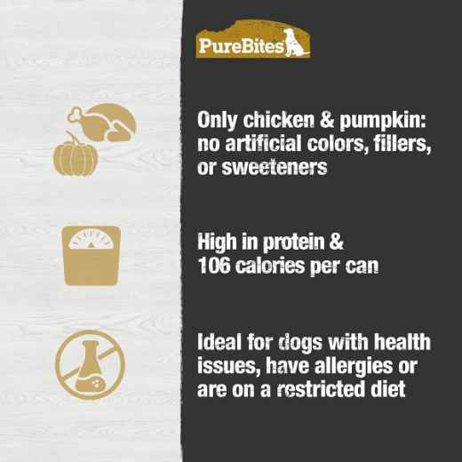 Picture of PUREBITES CANINE PATE Chicken & Pumpkin - 12 x 2.5oz/71g