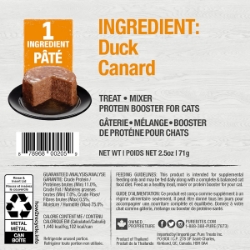 Picture of PUREBITES FELINE PROTEIN PATE Duck - 12 x 2.5oz/71g