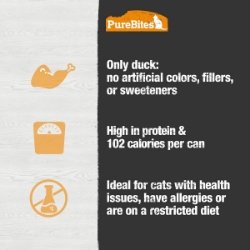 Picture of PUREBITES FELINE PROTEIN PATE Duck - 12 x 2.5oz/71g