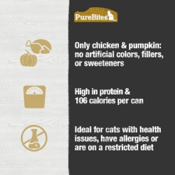 Picture of PUREBITES FELINE PATE Chicken & Pumpkin - 12 x 2.5oz/71g