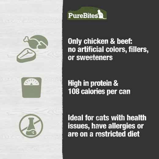 Picture of PUREBITES FELINE PATE Chicken & Beef - 12 x 2.5oz/71g