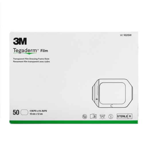 Picture of TEGADERM TRANSPARENT DRESSING 10cm x 12cm (1626W) - 50's