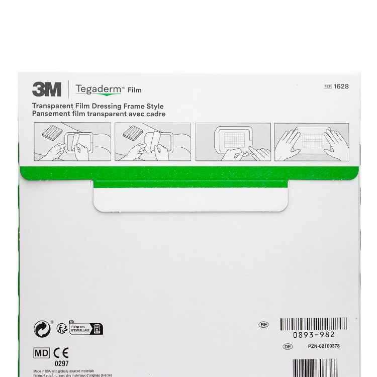 Picture of TEGADERM TRANSPARENT DRESSING 15cm x 20cm (1628) - 10s