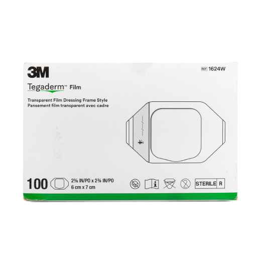 Picture of TEGADERM TRANSPARENT DRESSING 6cm x 7cm (1624W) - 100's