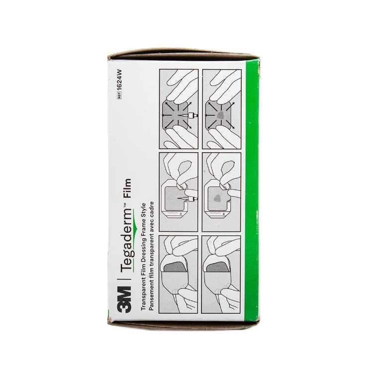 Picture of TEGADERM TRANSPARENT DRESSING 6cm x 7cm (1624W) - 100's