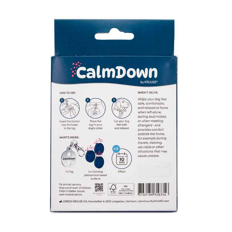 Picture of CALMDOWN DOG TAG KIT with 3 BUTTONS (841003)