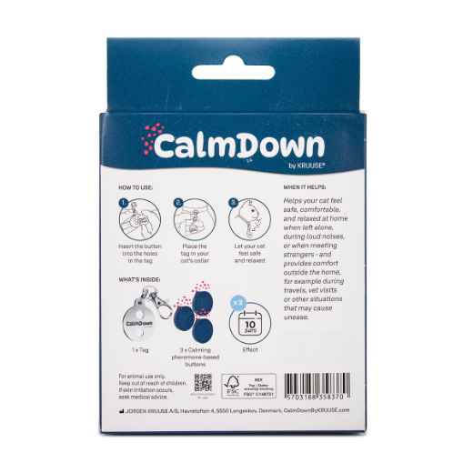 Picture of CALMDOWN CAT TAG KIT with 3 BUTTONS (841005)