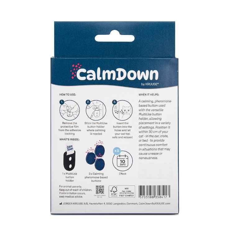 Picture of CALMDOWN CAT MULTIUSE KIT with 3 BUTTONS (841009)
