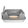 Picture of CAT LITTER BOX STEEL Simons with RIM & SCOOP - 50 x 35 x 22cm