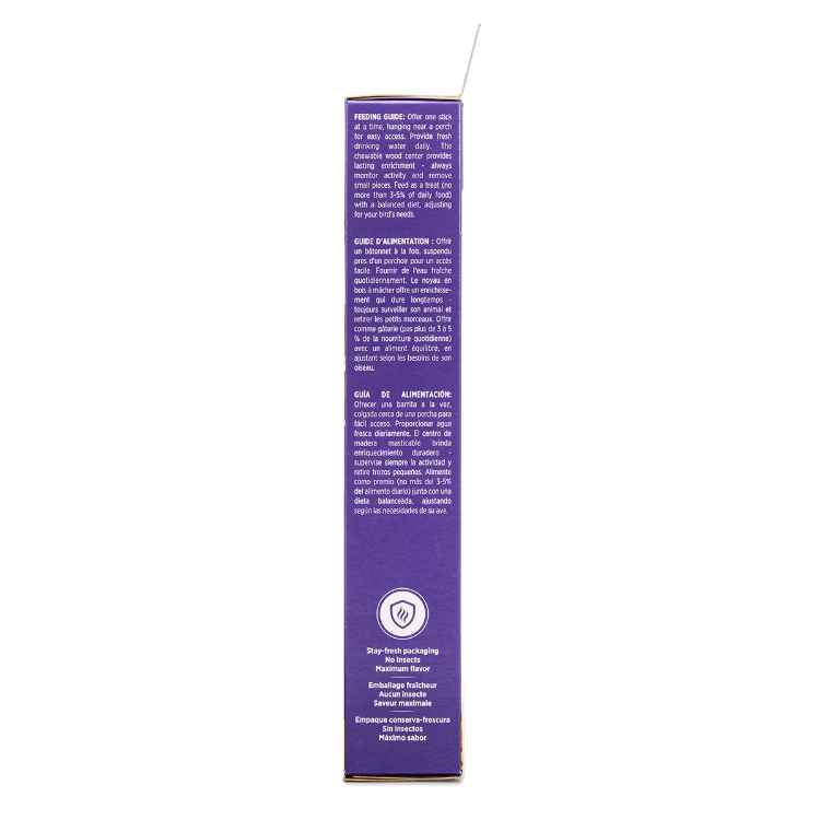 Picture of LIVING WORLD AVIAN BUDGIE STICKS Honey Drizzle 90g (80711) 2/pk - 3.2oz