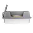 Picture of CAT LITTER BOX STEEL Simons with RIM & SCOOP - 19.7 x 13.8 x 8.7in