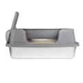 Picture of CAT LITTER BOX STEEL Simons with RIM & SCOOP - 50 x 35 x 22cm