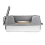 Picture of CAT LITTER BOX STEEL Simons with RIM & SCOOP - 50 x 35 x 22cm