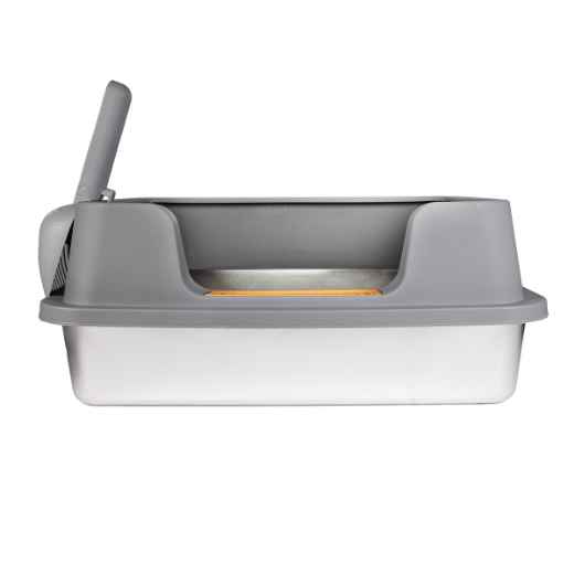 Picture of CAT LITTER BOX STEEL Simons with RIM & SCOOP - 50 x 35 x 22cm