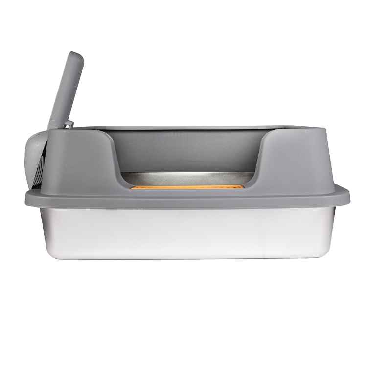 Picture of CAT LITTER BOX STEEL Simons with RIM & SCOOP - 50 x 35 x 22cm