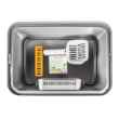 Picture of CAT LITTER BOX STEEL Simons with RIM & SCOOP - 50 x 35 x 22cm