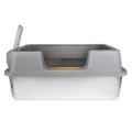 Picture of CAT LITTER BOX STEEL Simons with RIM & SCOOP - 60 x 40 x 27cm