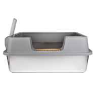 Picture of CAT LITTER BOX STEEL Simons with RIM & SCOOP - 60 x 40 x 27cm