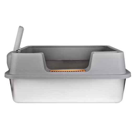 Picture of CAT LITTER BOX STEEL Simons with RIM & SCOOP - 60 x 40 x 27cm