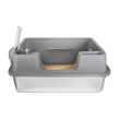 Picture of CAT LITTER BOX STEEL Simons with RIM & SCOOP - 60 x 40 x 27cm