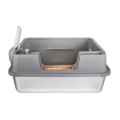 Picture of CAT LITTER BOX STEEL Simons with RIM & SCOOP - 60 x 40 x 27cm