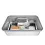 Picture of CAT LITTER BOX STEEL Simons with RIM & SCOOP - 60 x 40 x 27cm