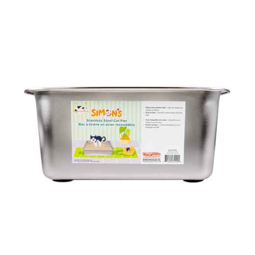 Picture of CAT LITTER BOX STEEL Simons - 49.5 x 34.5 x 15cm