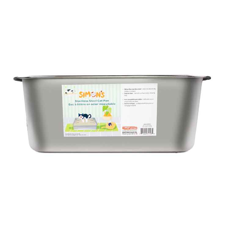Picture of CAT LITTER BOX STEEL Simons - 59.5 x 39.5 x 15cm