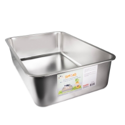 Picture of CAT LITTER BOX STEEL Simons - 23.4 x 15.5 x 5.9in