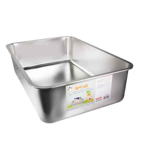 Picture of CAT LITTER BOX STEEL Simons - 59.5 x 39.5 x 15cm