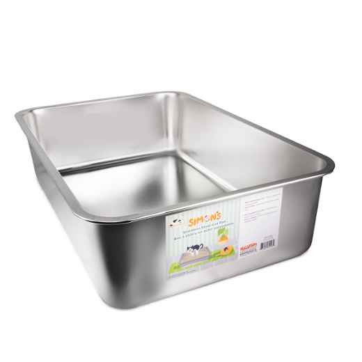 Picture of CAT LITTER BOX STEEL Simons - 59.5 x 39.5 x 15cm