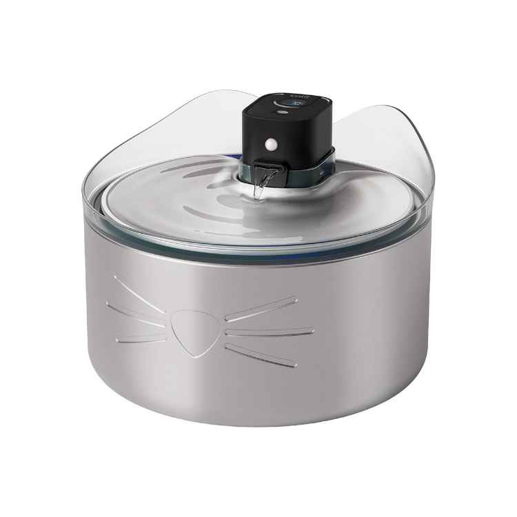 Picture of CATIT PIXI FOUNTAIN CORDLESS UV-C STAINLESS STEEL 5 Litre