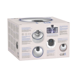 Picture of CATIT PIXI FOUNTAIN CORDLESS UV-C STAINLESS STEEL 5 Litre