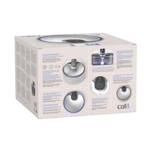 Picture of CATIT PIXI FOUNTAIN CORDLESS UV-C STAINLESS STEEL 5 Litre