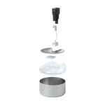 Picture of CATIT PIXI FOUNTAIN CORDLESS UV-C STAINLESS STEEL 5 Litre