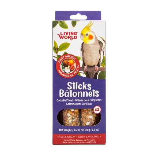 Picture of LIVING WORLD COCKATIEL FRUIT STICK 90g/3.2oz -  2/pk